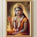 Goddess Sita Painting, Hindu God Art, Lord Rama Wife Indian Deity ...