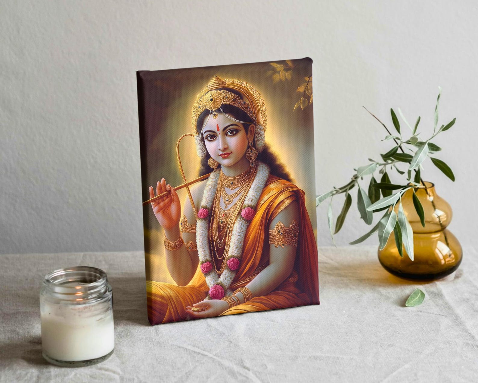 Goddess Sita Painting, Hindu God Art, Lord Rama Wife Indian Deity ...