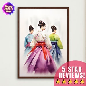Chinese Wall Art Print, Chinese Watercolor Painting, Traditional Chinese Poster, East Asian Home Decor