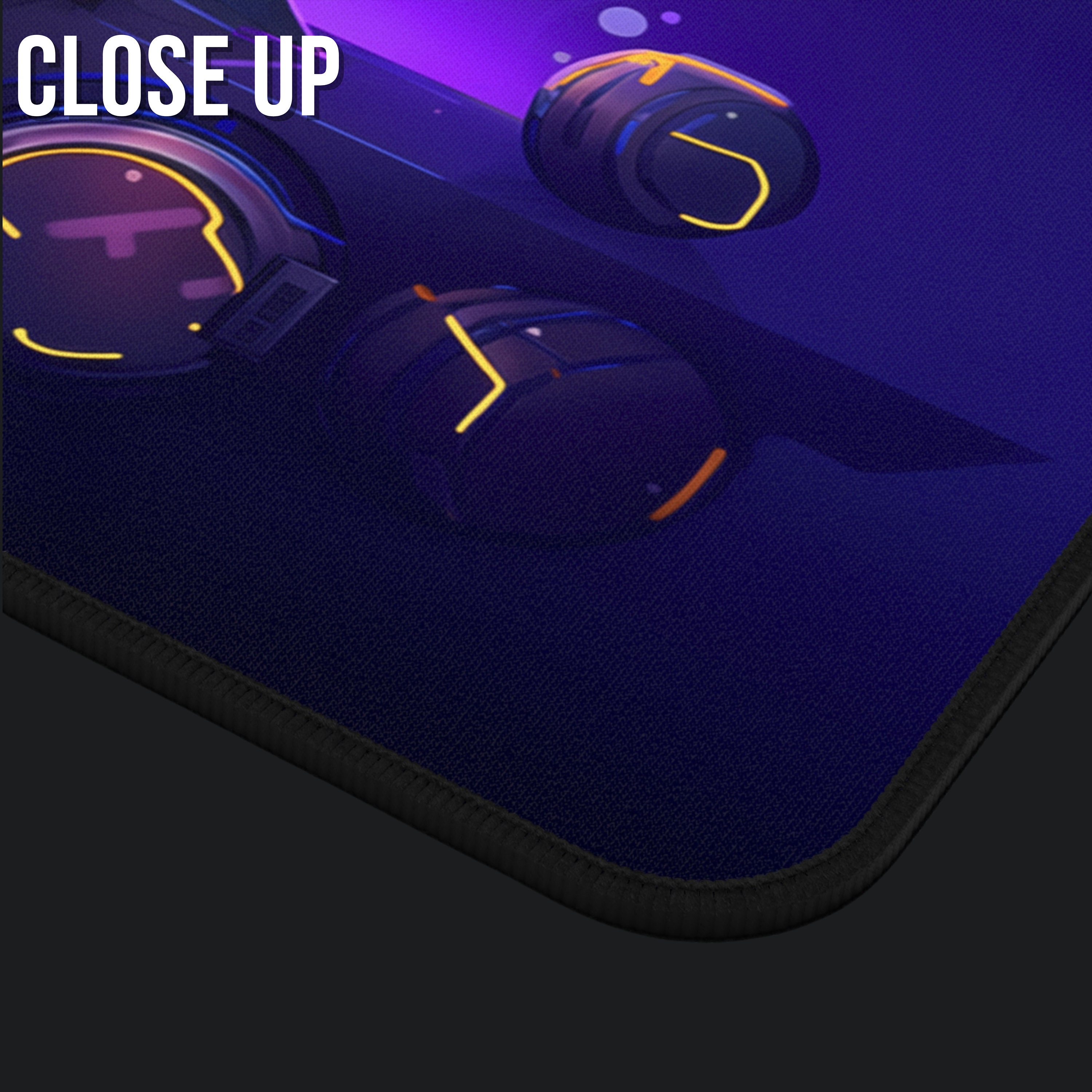 Cyberpunk Playmat, TCG Playmat, Dog Art, Retrowave Large Mouse Pad PC ...