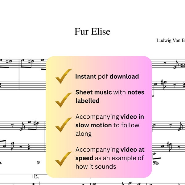 Fur Elise - Etsy