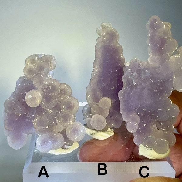 High-Grade Grape Agate Purple Chalcedony from Indonesia