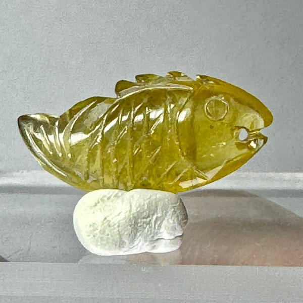 Heliodor Fish Pendant