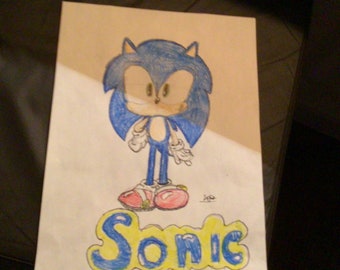 SONIC THE HEDGEHOG drawing