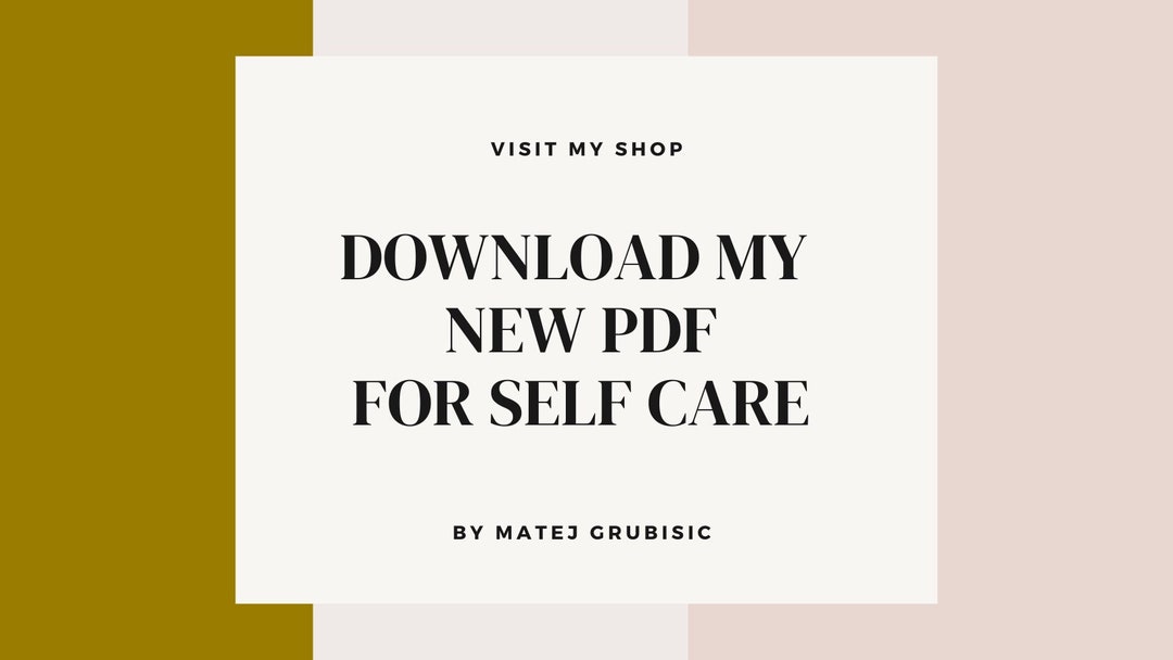 Printable PDF for SELF IMPROVEMENT - Etsy