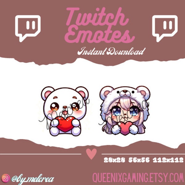 Emote chibi ours