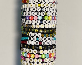 Jonas Brothers Concert Trading Bracelets Happiness Begins - Etsy