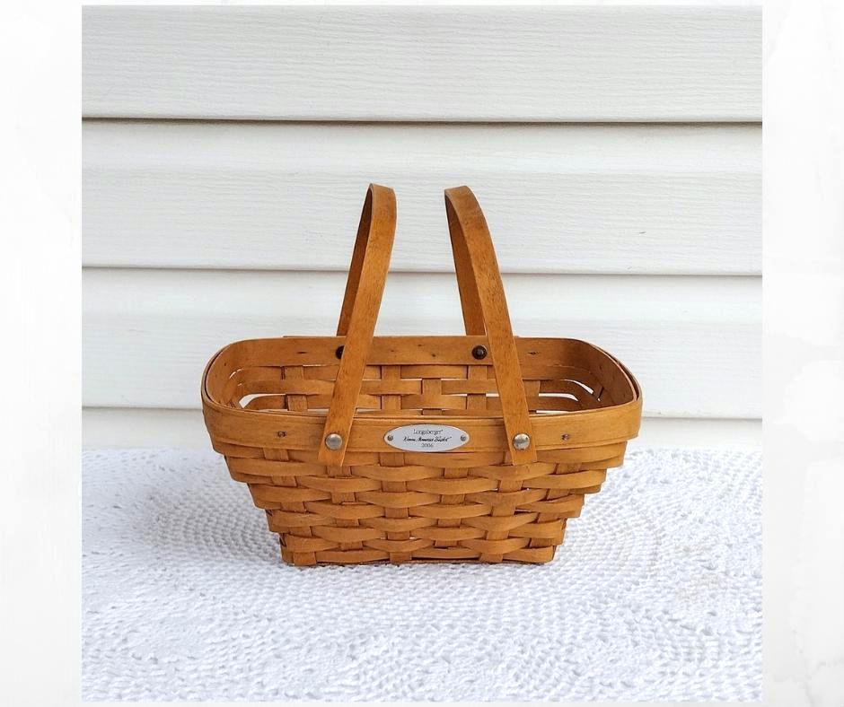 Longaberger Basket With 2 Handles - Etsy