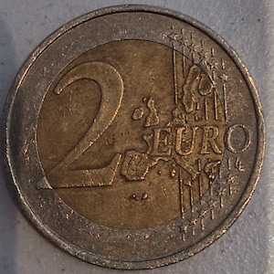 2 Euro coin Germany 2002 D Misprint image 1