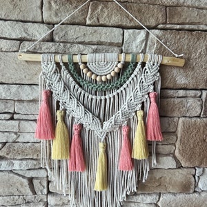 Macrame wall hanging, macrame wall decoration