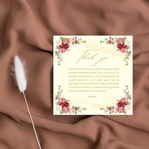 tarjeta de invitaciones de boda digitales con estilo plantillas en Canva para hacerlo fácil y divertido imagen 3