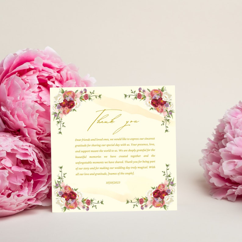 tarjeta de invitaciones de boda digitales con estilo plantillas en Canva para hacerlo fácil y divertido imagen 5