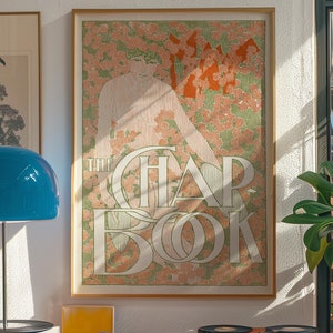 The Chap Book Art Nouveau Print: Vintage Green Poster