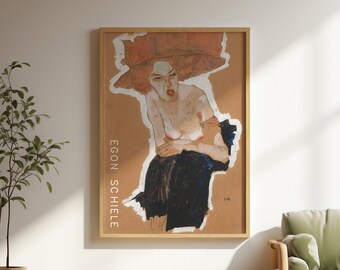 エゴン・シーレ作「花畑」高品質プリント - Frame Me - Etsy 日本