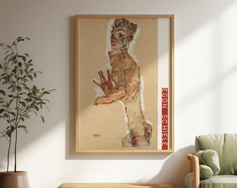 エゴン・シーレ作「花畑」高品質プリント - Frame Me - Etsy 日本