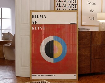 Hilma Af Klint Poster | Group IX,SUW, No. 17. The Swan, No. 17 | Klint Wall Art | Birthday Gift | Housewarming | Decoration for Living Room