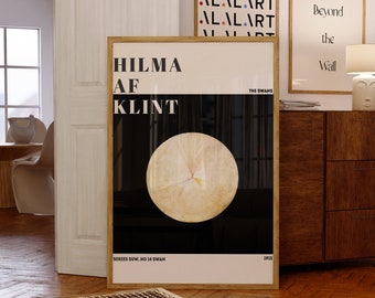 Hilma Af Klint Poster | Series SUW, No 14 Swan | Hilma af Klint Wall Art | Birthday Gift | Housewarming | Modern Decoration for Living Room