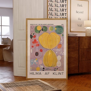 Hilma Af Klint &#39;Adulthood&#39; Art Print: Abstract Wall Decor