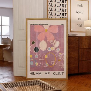 Hilma Af Klint Poster: The Ten Largest No. 5, Adulthood