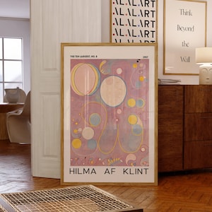 Hilma Af Klint Poster | The Ten Largest, No.6 | Hilma af Klint Wall Art | Birthday Gift | Housewarming | Modern Decoration for Living Room