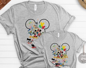 2024 Disney Trip Shirt, Disney Shirt, Adults Kids Disneyland, Disneyworld Trip Shirt, Minnie Mickey Matching Family Shirt, Disney Vacation