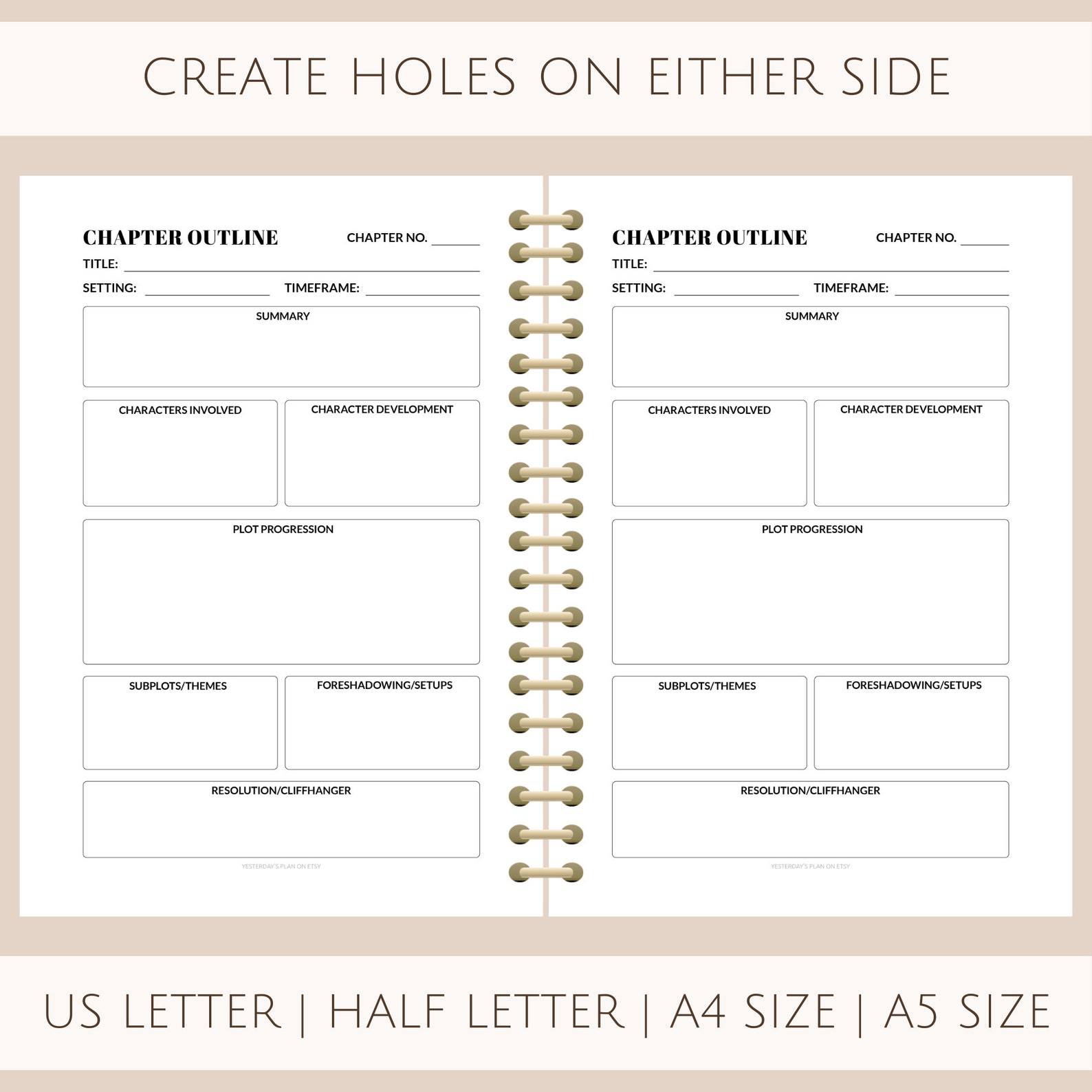 Chapter Outline | Chapter Outline Template | Chapter Breakdown ...