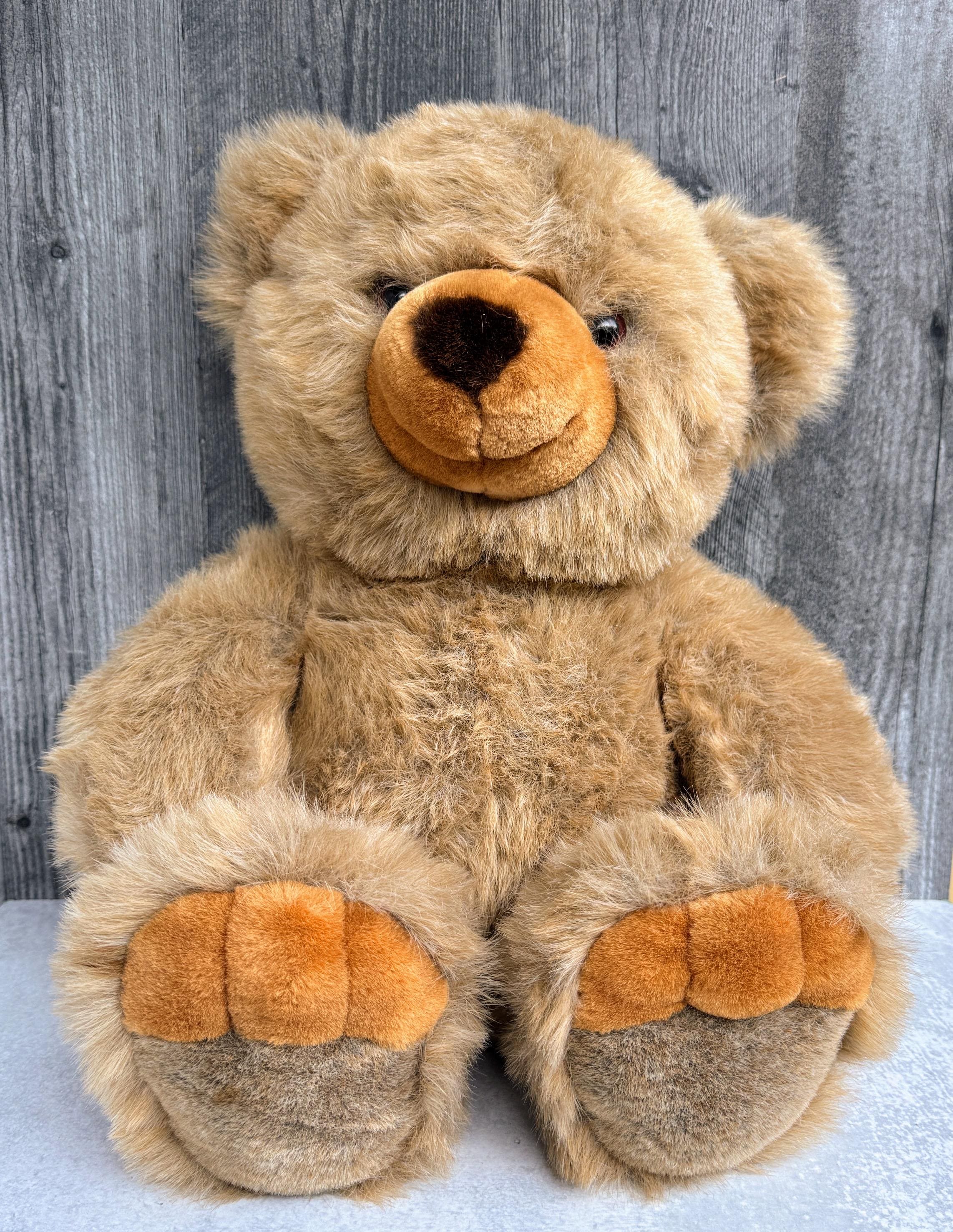 Vintage 90s Brown Teddy Bear - Etsy