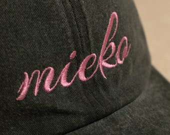 Personalized Vintage Cap Personalized Cotton Hat with Personalized Text Gift Cap for Him and Her