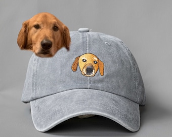 Customized cat hats using pet photos Personalized dog hats Customized dog baseball caps Customized pet hats Dog hats