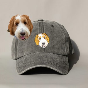 Personalized Dog Hat Custom Cat Hat Custom Pet Cap Dog Hat Custom Dog Baseball Cap Dog Mom Hat Custom EMBROIDERED Pet Hat Using Pet Photo