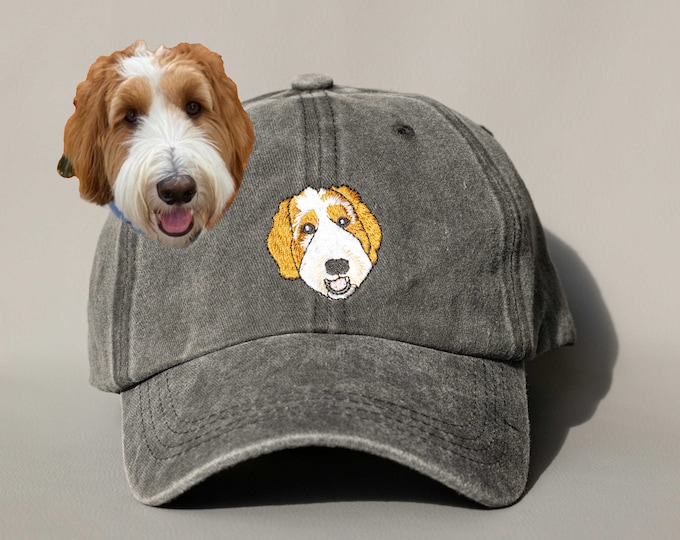 Personalized Dog Hat Custom Cat Hat Custom Pet Cap Dog Hat Custom Dog Baseball Cap Dog Mom Hat Custom EMBROIDERED Pet Hat Using Pet Photo