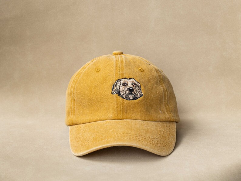 Custom EMBROIDERED Pet Hat Using Pet Photo Personalized Dog Hat Custom Cat Hat image 7