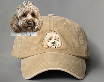 Custom EMBROIDERED Pet Hat Using Pet Photo Personalized Dog Hat Custom Cat Hat  Custom Dog Baseball Cap Dog Mom Hat Custom Pet Cap Dog Hat