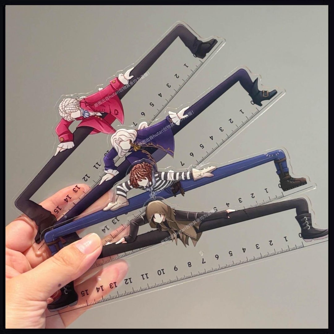 Identity V Long Leg Series Ruler, Anime Game Character Straight Ruler ...