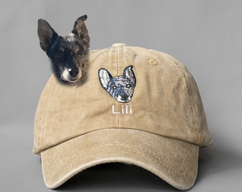 Cappellini da baseball personalizzati per cani Cappelli per gatti personalizzati utilizzando foto di animali domestici Cappelli per cani personalizzati