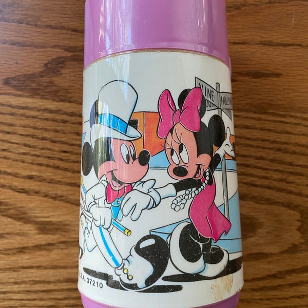 Mickey and Minnie Hollywood Thermos by Aladdin Vintage 1980’s