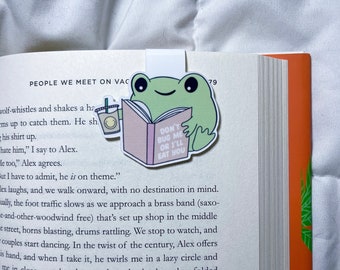Don’t Bug Me Frog Magnetic Bookmark | Bookmarked