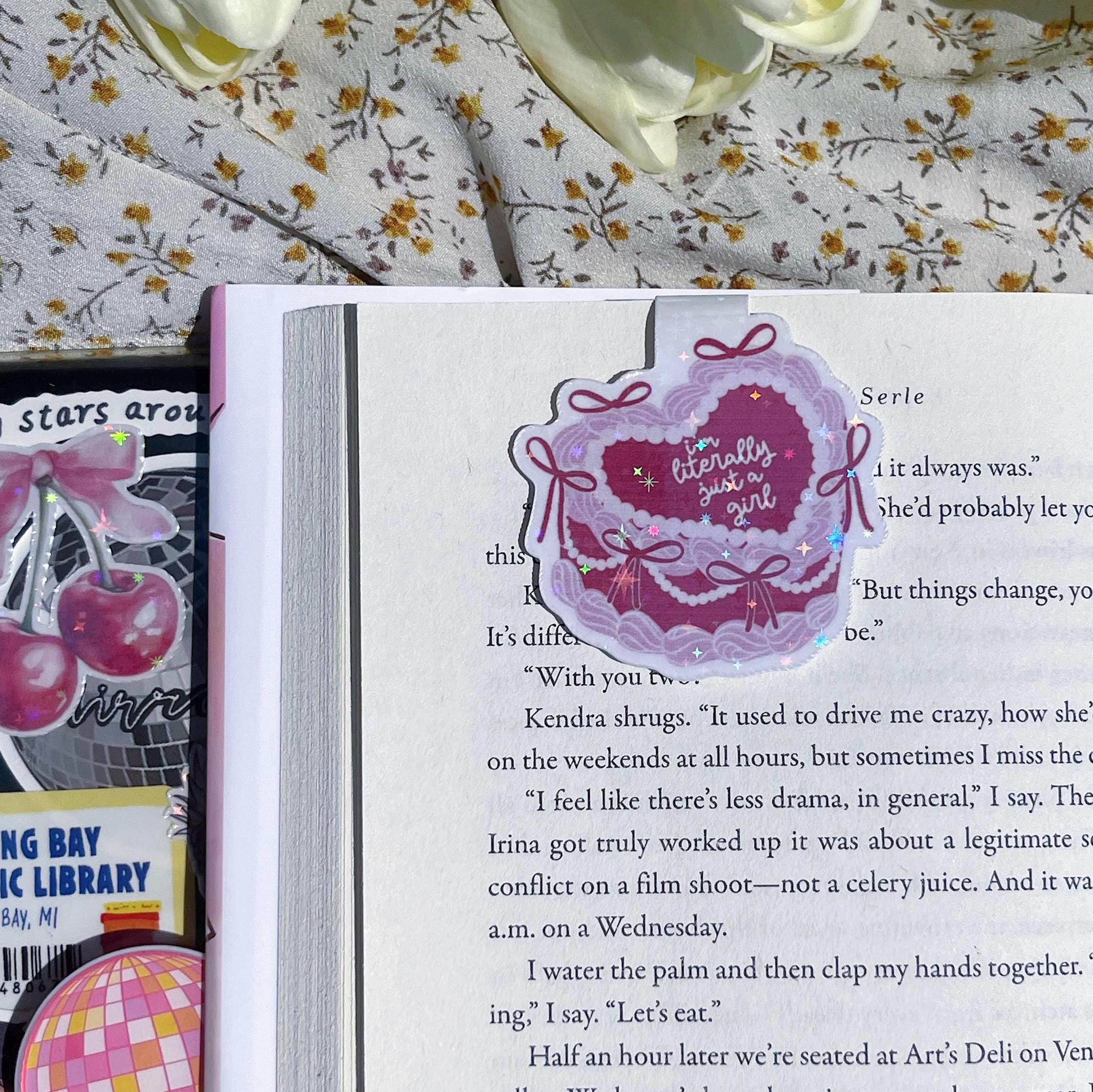 Just A Girl Magnetic Bookmark | Bookmarked