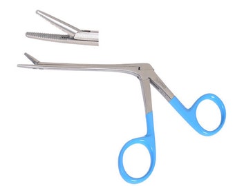 Stainless Steel Crocodile Forceps 15cm Premium Quality  ENT Forceps With Insulated PVC Handles Free UK Shipping