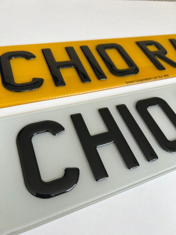 Targhette Personalizzate Legali Coppia Targhe Auto 3D/4D Gel Premium - Legali Per Strada, Personalizzabili Con La Tua Targa Targhe Rialzate Premium - Foto 4