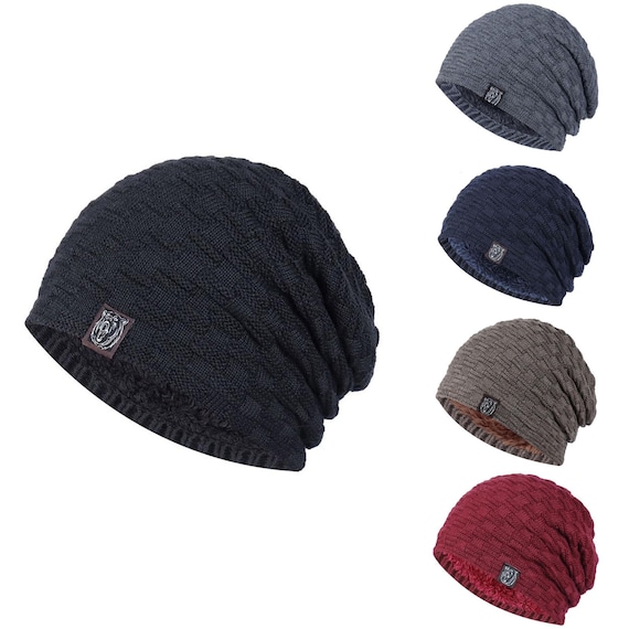 Cappello Invernale Unisex In Maglia – Foderato In Pile Morbido, Taglia Unica - 2
