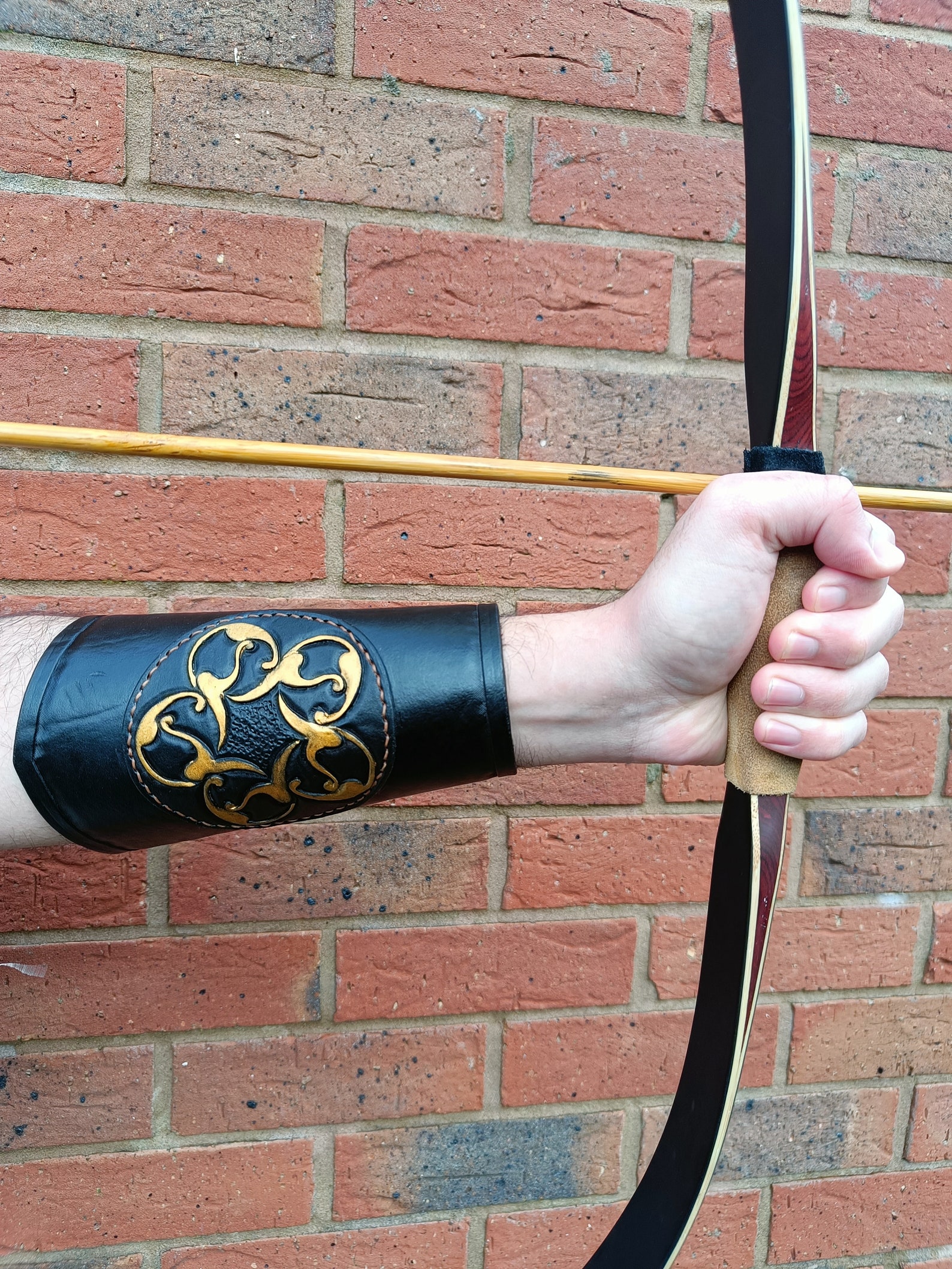 Hosie Archery Leather Arm Guard For Children And Teenagers