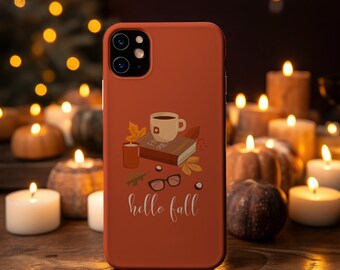 Hello Fall Booklover Season Phone Case