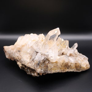 Clear Quartz Crystal Cluster (Locality: Mt. Ida, Arkansas)