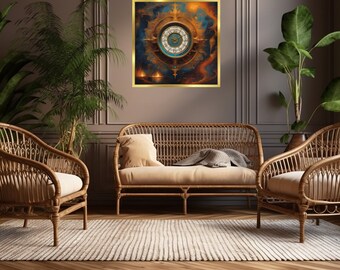 Sublimation abstract wall art design print screen wallpaper digital art GIFT