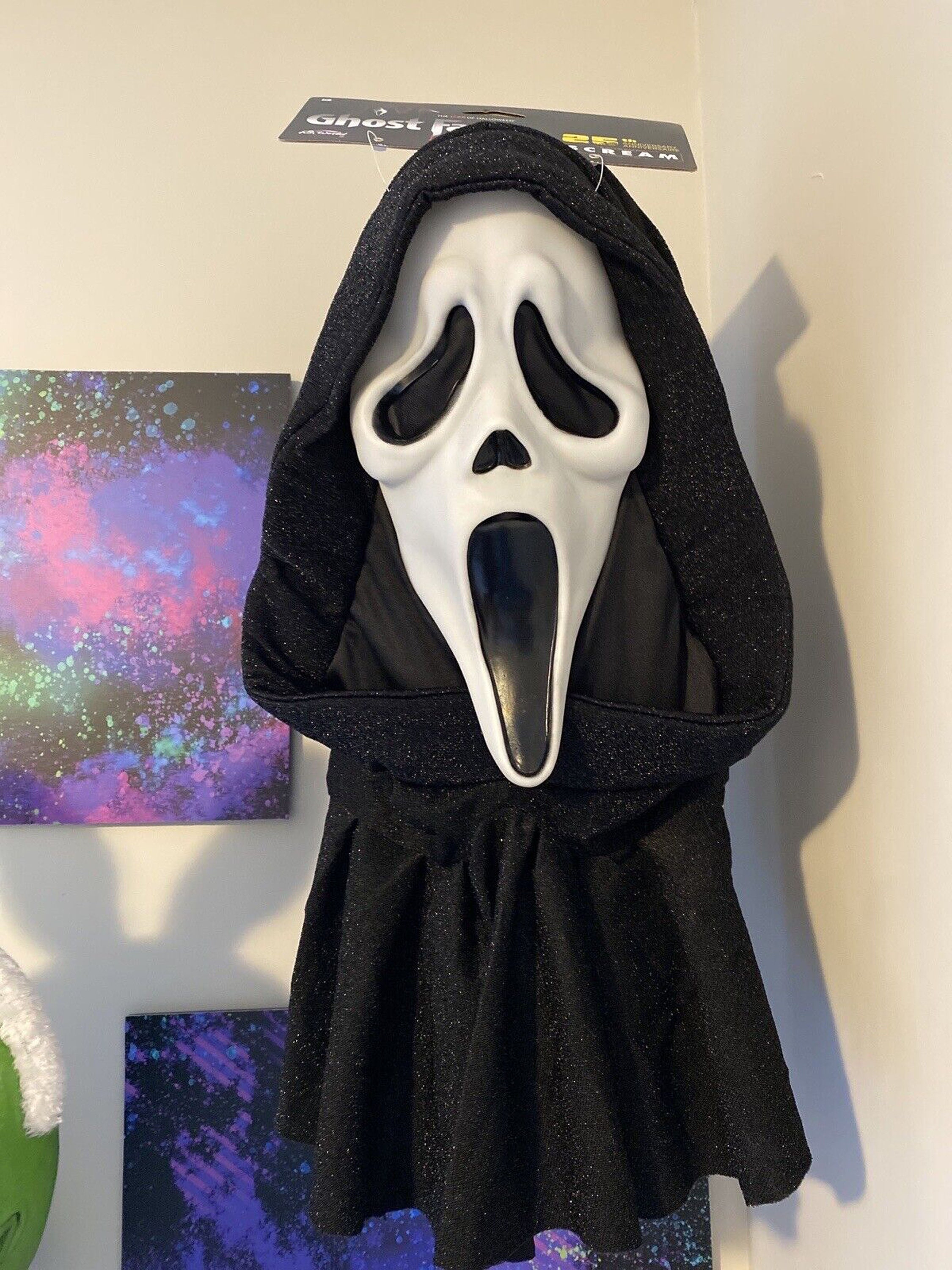 Acheter Masque d'horreur de film fantôme, visage de cri, tueur d'halloween,  Cosplay, accessoires de Costume pour adultes