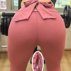 Yoga Pants for Women, Boho Pants, Harem Pants, Loose Fit, Wide Trousers, Comfy Pants, Travel Pants, Pants with Bowknot, Leopard print Pants.