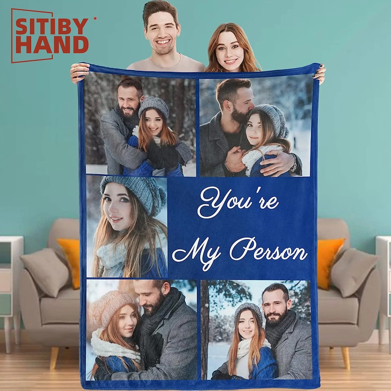 Luxury blanket customization, Photo blanket gifts for mom, Mother's Day gifts, Personalized photo blankets, Gifts for her,Family photo gifts zdjęcie 4