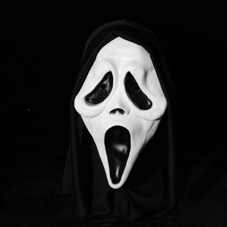 Custom Ghost Face Scream Horror Movie Mask Halloween Killer Cosplay