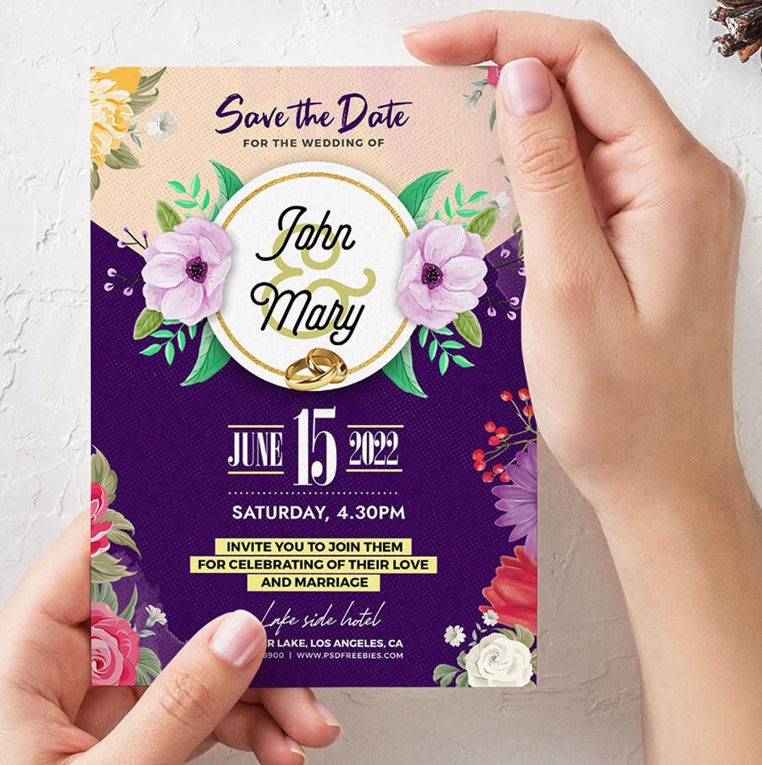 Wedding Invitation Etsy